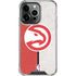 NBA Atlanta Hawks Canvas iPhone 14 Pro Clear Case