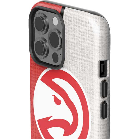 NBA Atlanta Hawks Canvas iPhone 14 Pro Max Impact Case