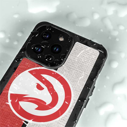 NBA Atlanta Hawks Canvas iPhone 14 Pro Max Waterproof Case