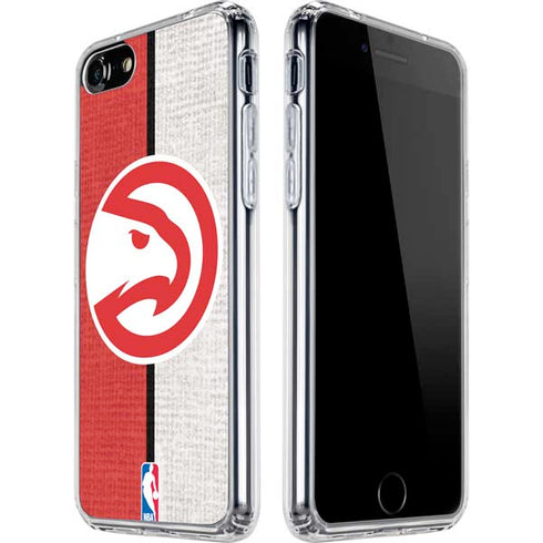 NBA Atlanta Hawks Canvas iPhone SE (2nd & 3rd Gen) Clear Case