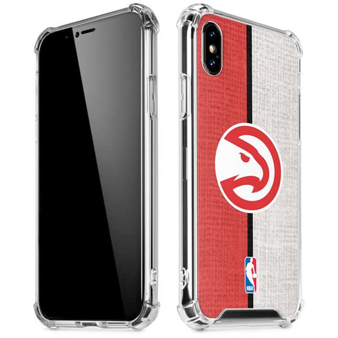 NBA Atlanta Hawks Canvas iPhone XS Max Clear Case