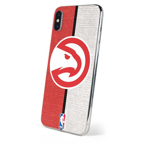 NBA Atlanta Hawks Canvas iPhone XS Skin