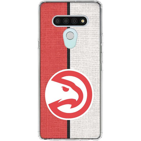 NBA Atlanta Hawks Canvas LG Stylo 6 Clear Case