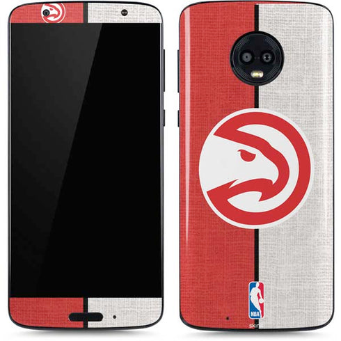 NBA Atlanta Hawks Canvas Moto G6 Skin