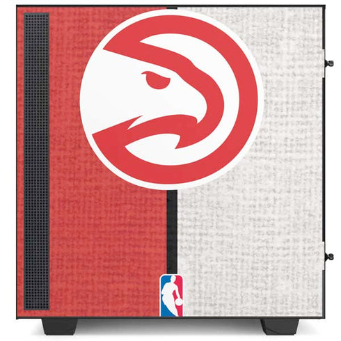 NBA Atlanta Hawks Canvas NZXT H510 Compact ATX Mid-Tower Case Skin