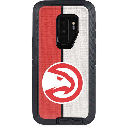 NBA Atlanta Hawks Canvas Otterbox Defender Galaxy Skin