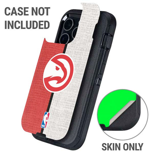 NBA Atlanta Hawks Canvas Otterbox Defender iPhone Skin