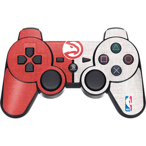 NBA Atlanta Hawks Canvas PS3 Dual Shock wireless controller Skin
