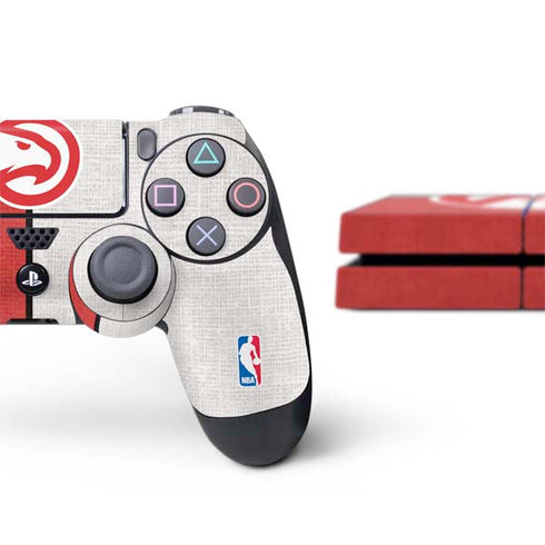 NBA Atlanta Hawks Canvas PS4 Console and Controller Bundle Skin