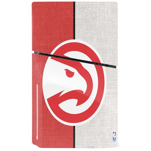 NBA Atlanta Hawks Canvas PS5 Slim Disk Console Skin