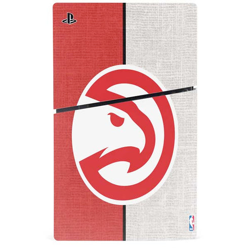NBA Atlanta Hawks Canvas PS5 Slim Digital Edition Console Skin