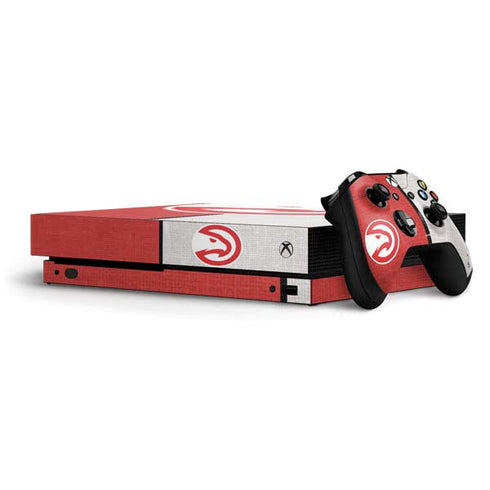 NBA Atlanta Hawks Canvas Xbox One X Bundle Skin