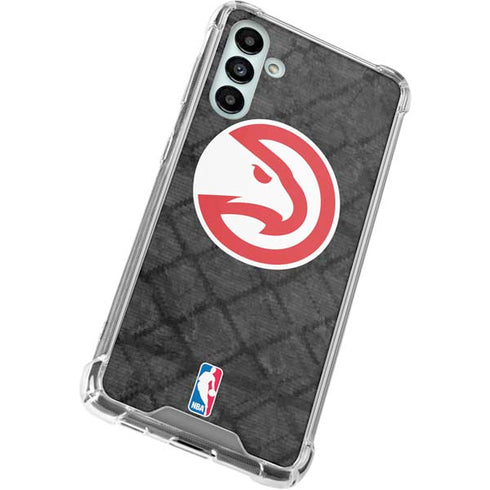 NBA Atlanta Hawks Dark Rust Galaxy A13 5G Clear Case
