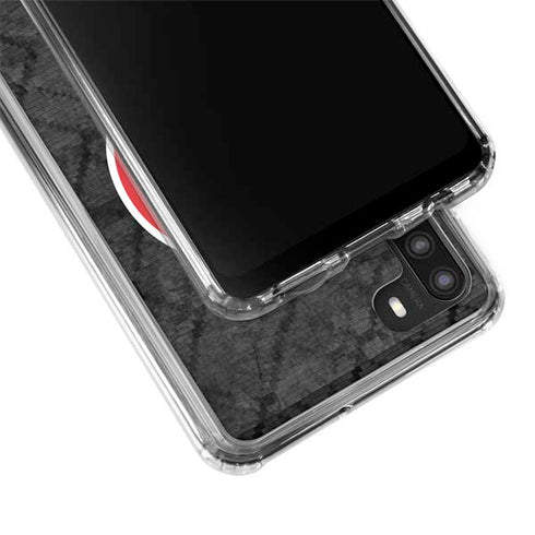 NBA Atlanta Hawks Dark Rust Galaxy A21 Clear Case