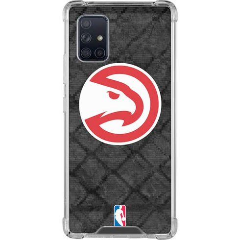 NBA Atlanta Hawks Dark Rust Galaxy A71 5G Clear Case