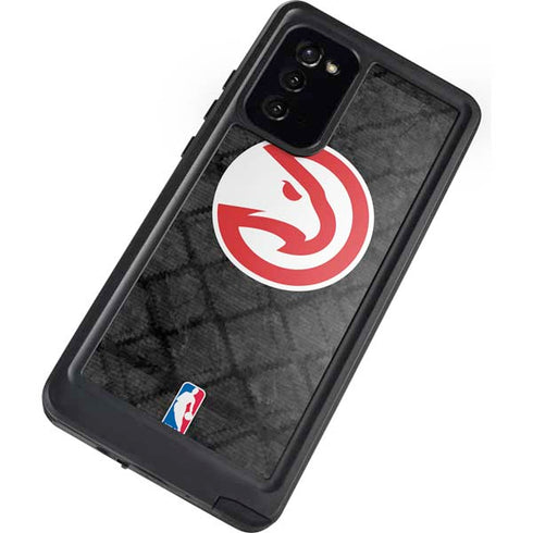 NBA Atlanta Hawks Dark Rust Galaxy Note20 5G Waterproof Case