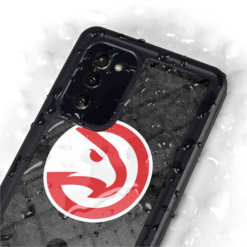 NBA Atlanta Hawks Dark Rust Galaxy Note20 5G Waterproof Case