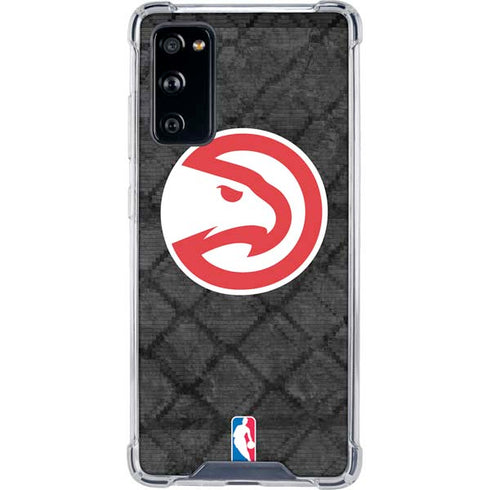 NBA Atlanta Hawks Dark Rust Galaxy S20 FE Clear Case