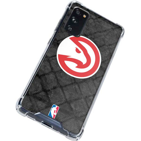 NBA Atlanta Hawks Dark Rust Galaxy S20 FE Clear Case