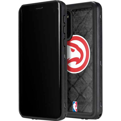 NBA Atlanta Hawks Dark Rust Galaxy S20 Plus Waterproof Case