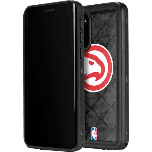 NBA Atlanta Hawks Dark Rust Galaxy S20 Waterproof Case