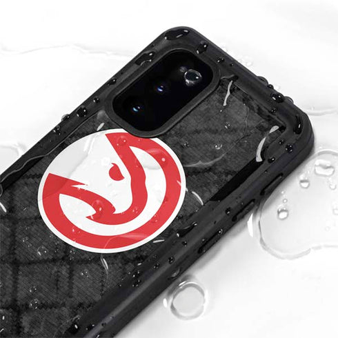 NBA Atlanta Hawks Dark Rust Galaxy S20 Waterproof Case