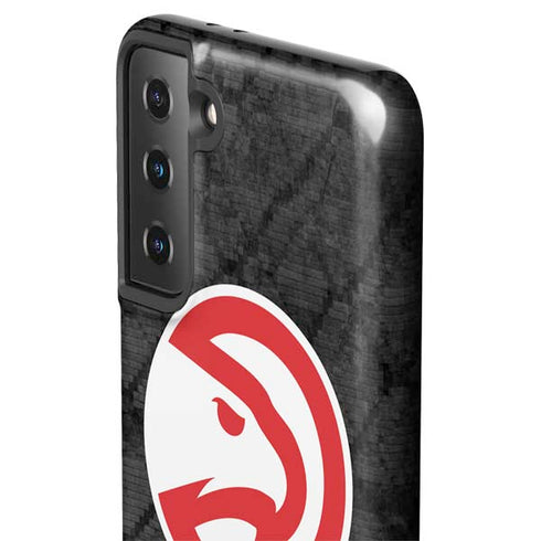 NBA Atlanta Hawks Dark Rust Galaxy S21 FE Pro Case