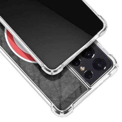 NBA Atlanta Hawks Dark Rust Galaxy S21 Ultra 5G Clear Case