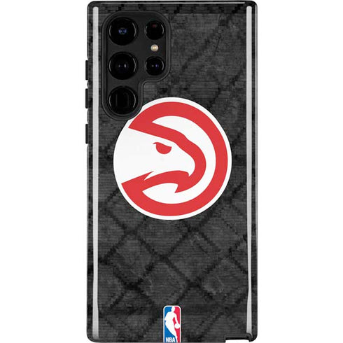 NBA Atlanta Hawks Dark Rust Galaxy S22 Ultra Pro Case