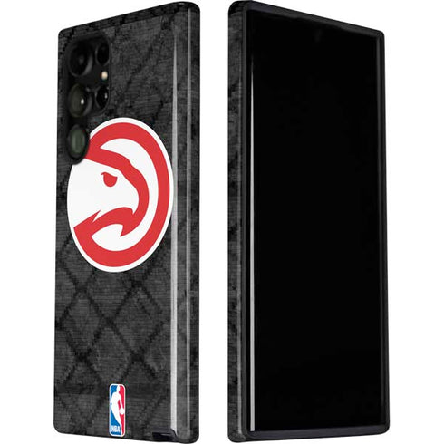 NBA Atlanta Hawks Dark Rust Galaxy S22 Ultra Pro Case
