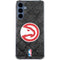 NBA Atlanta Hawks Dark Rust Galaxy S24 Clear Case