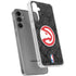 NBA Atlanta Hawks Dark Rust Galaxy S24 Plus Clear Case