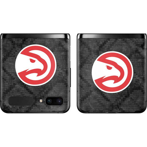 NBA Atlanta Hawks Dark Rust Galaxy Z Flip Skin