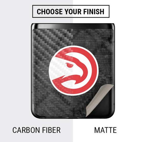 NBA Atlanta Hawks Dark Rust Galaxy Z Flip Skin