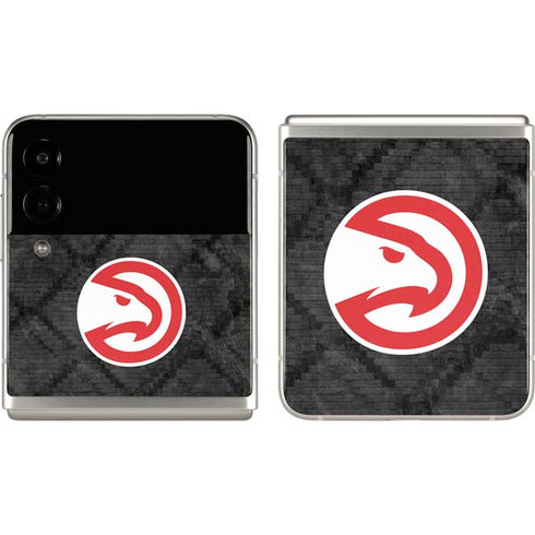 NBA Atlanta Hawks Dark Rust Galaxy Z Flip3 5G Skin