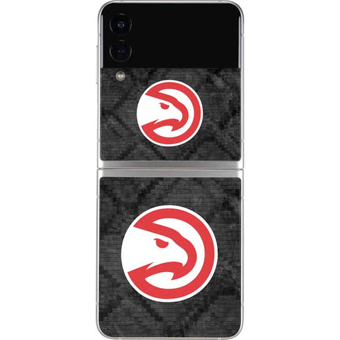 NBA Atlanta Hawks Dark Rust Galaxy Z Flip3 5G Skin