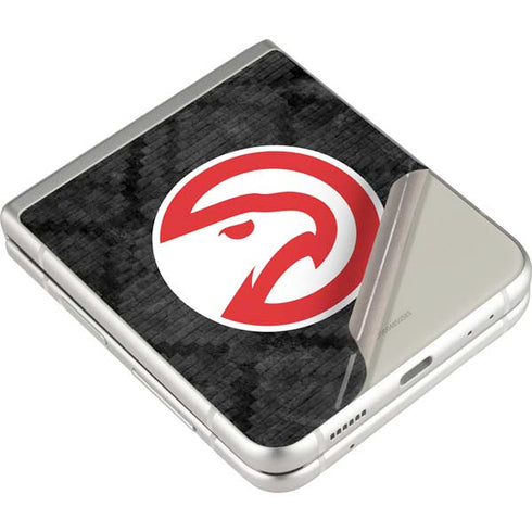 NBA Atlanta Hawks Dark Rust Galaxy Z Flip3 5G Skin