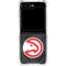 NBA Atlanta Hawks Dark Rust Galaxy Z Flip5 5G Clear Case