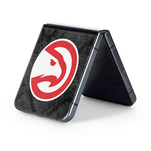 NBA Atlanta Hawks Dark Rust Galaxy Z Flip5 5G Skin