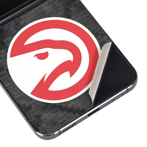 NBA Atlanta Hawks Dark Rust Galaxy Z Flip5 5G Skin