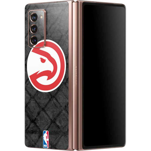 NBA Atlanta Hawks Dark Rust Galaxy Z Fold2 5G Skin