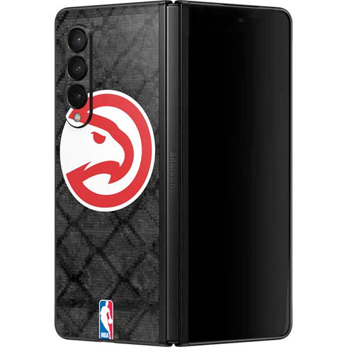 NBA Atlanta Hawks Dark Rust Galaxy Z Fold3 5G Skin