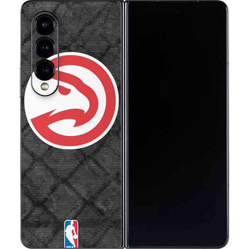 NBA Atlanta Hawks Dark Rust Galaxy Z Fold4 5G Skin