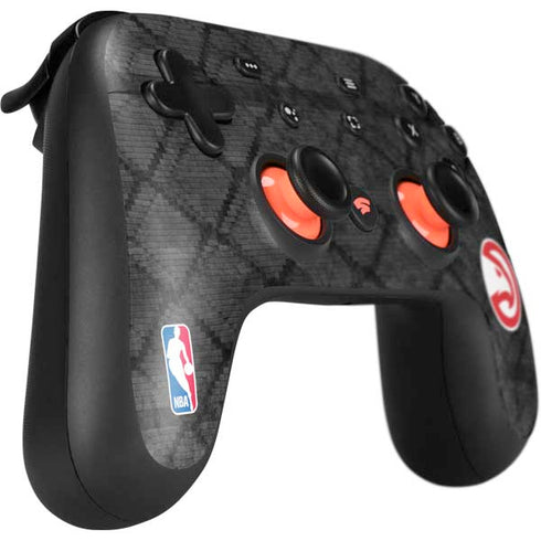 NBA Atlanta Hawks Dark Rust Google Stadia Controller Skin