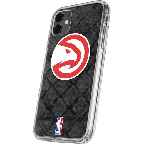 NBA Atlanta Hawks Dark Rust iPhone 11 Clear Case