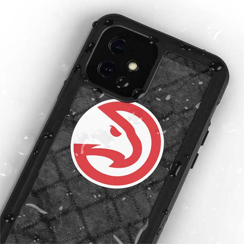 NBA Atlanta Hawks Dark Rust iPhone 12 Mini Waterproof Case