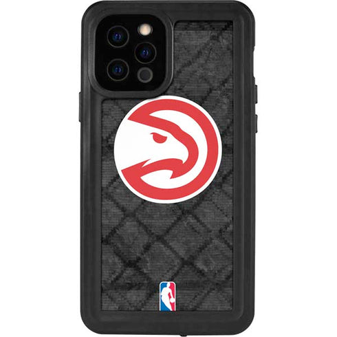 NBA Atlanta Hawks Dark Rust iPhone 12 Pro Waterproof Case
