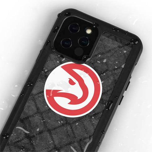 NBA Atlanta Hawks Dark Rust iPhone 12 Pro Waterproof Case