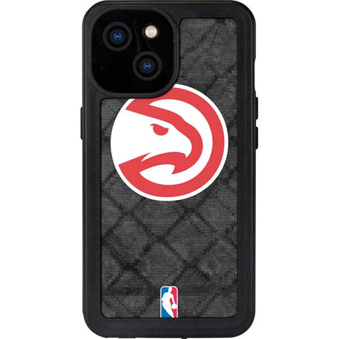 NBA Atlanta Hawks Dark Rust iPhone 13 Mini Waterproof Case