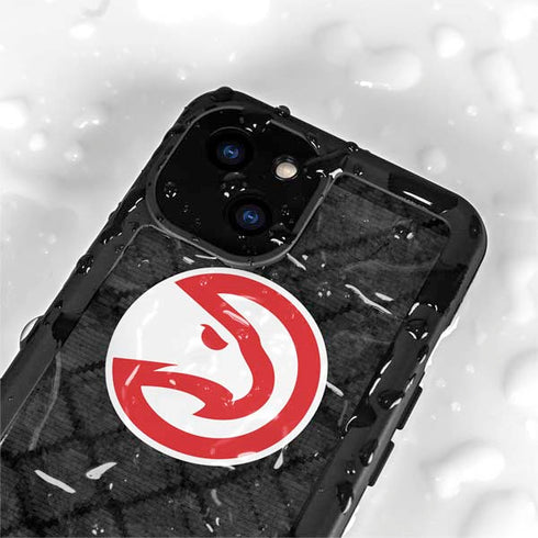 NBA Atlanta Hawks Dark Rust iPhone 13 Mini Waterproof Case
